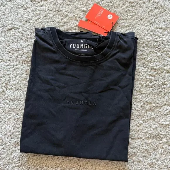 Men's YoungLA4097 - Cropped Tailored Tees 4097 XL, NWT, BlackWash(SoldOut) - Picture 7 of 7